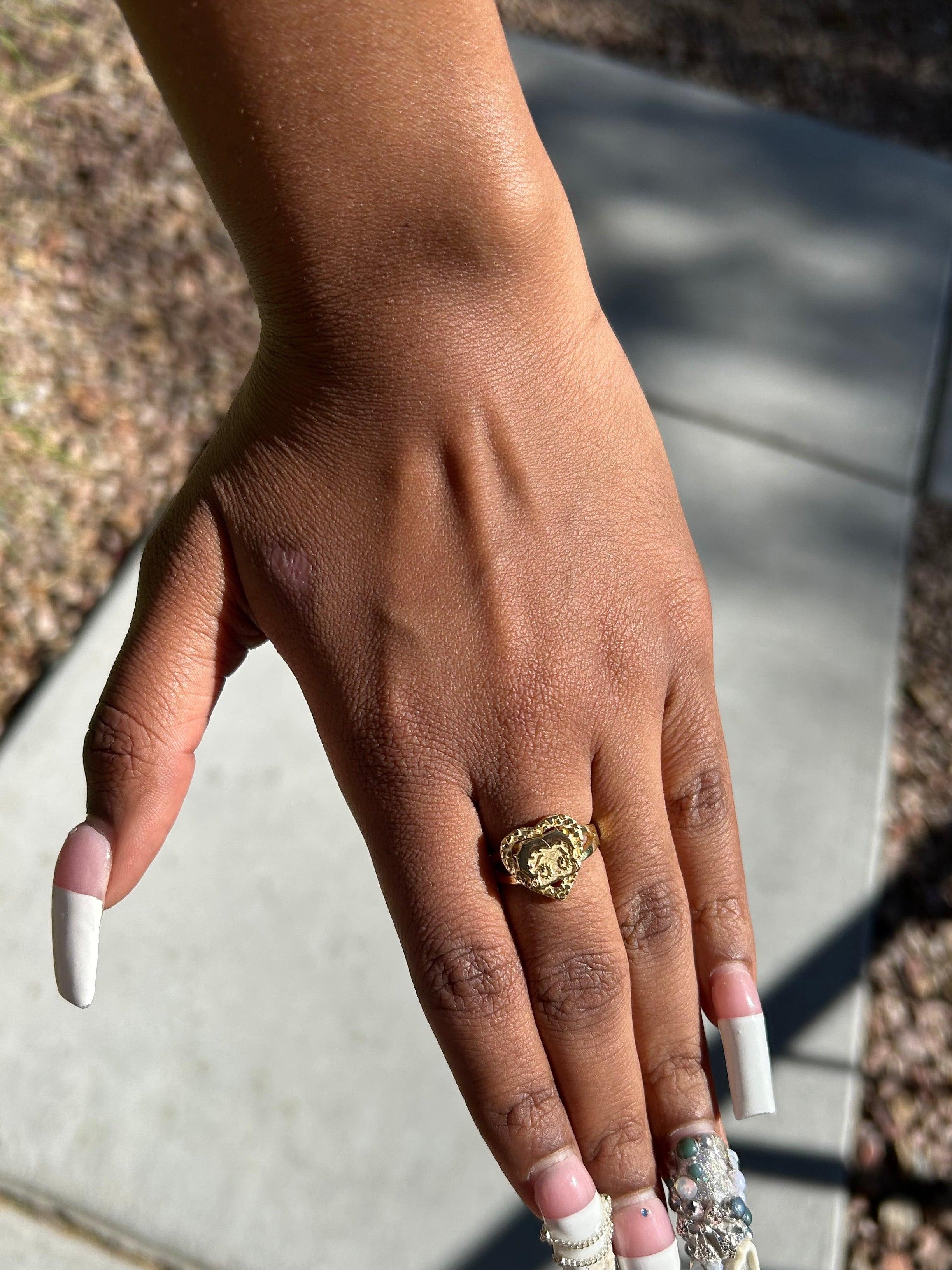 Boop Heart Nugget Ring