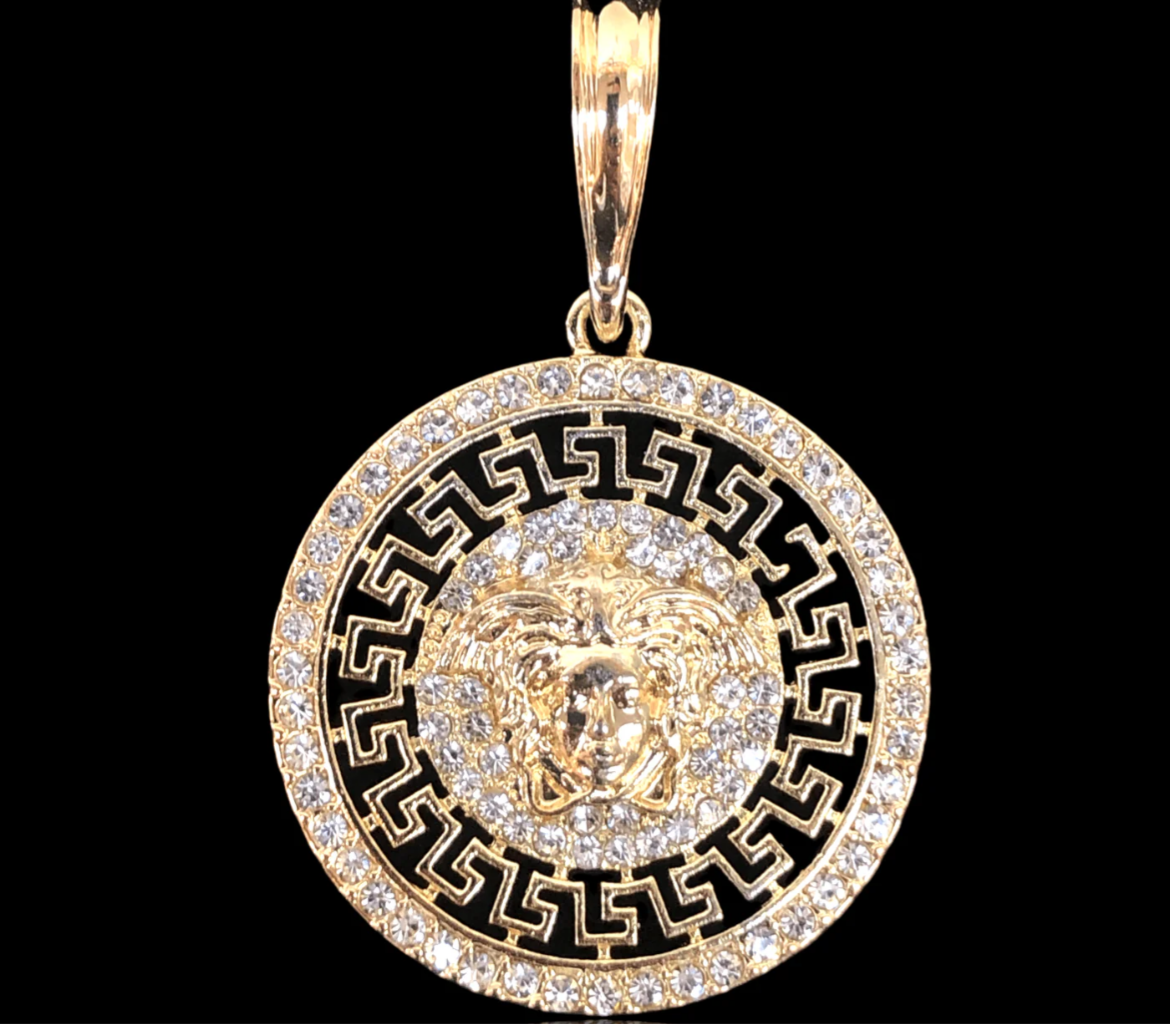 18K Greek Roman Pendant