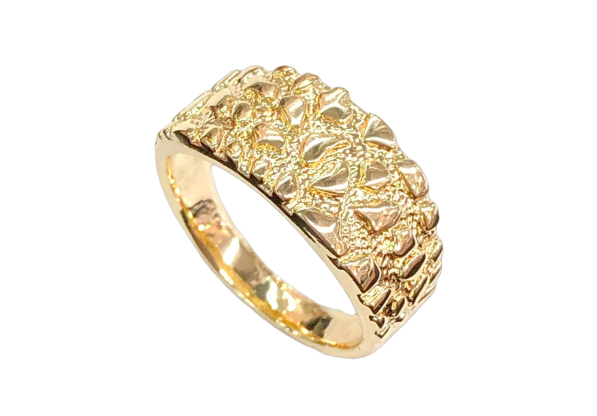 18K Gold Nugget ring