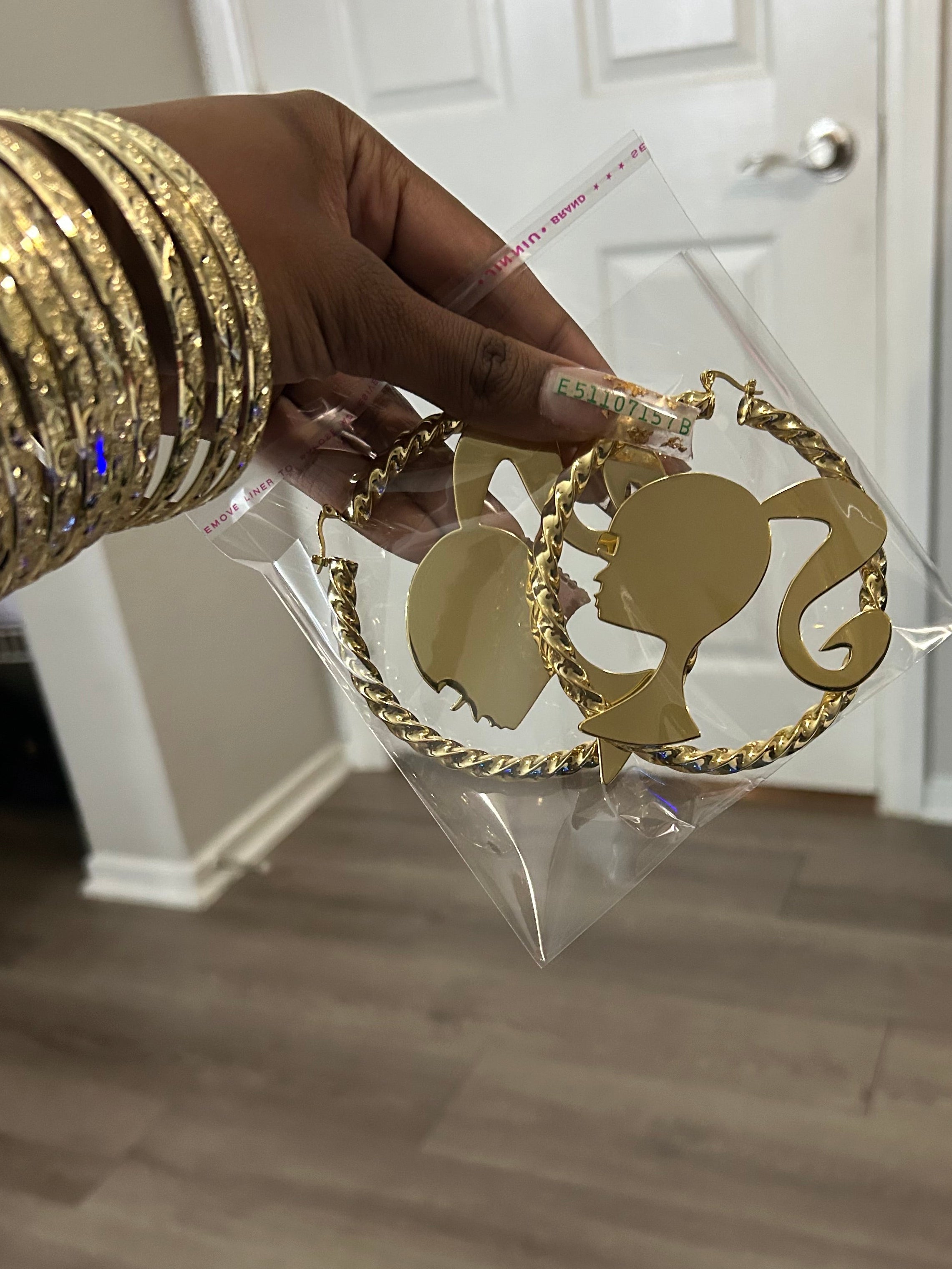Doll Hoops 18K Gold