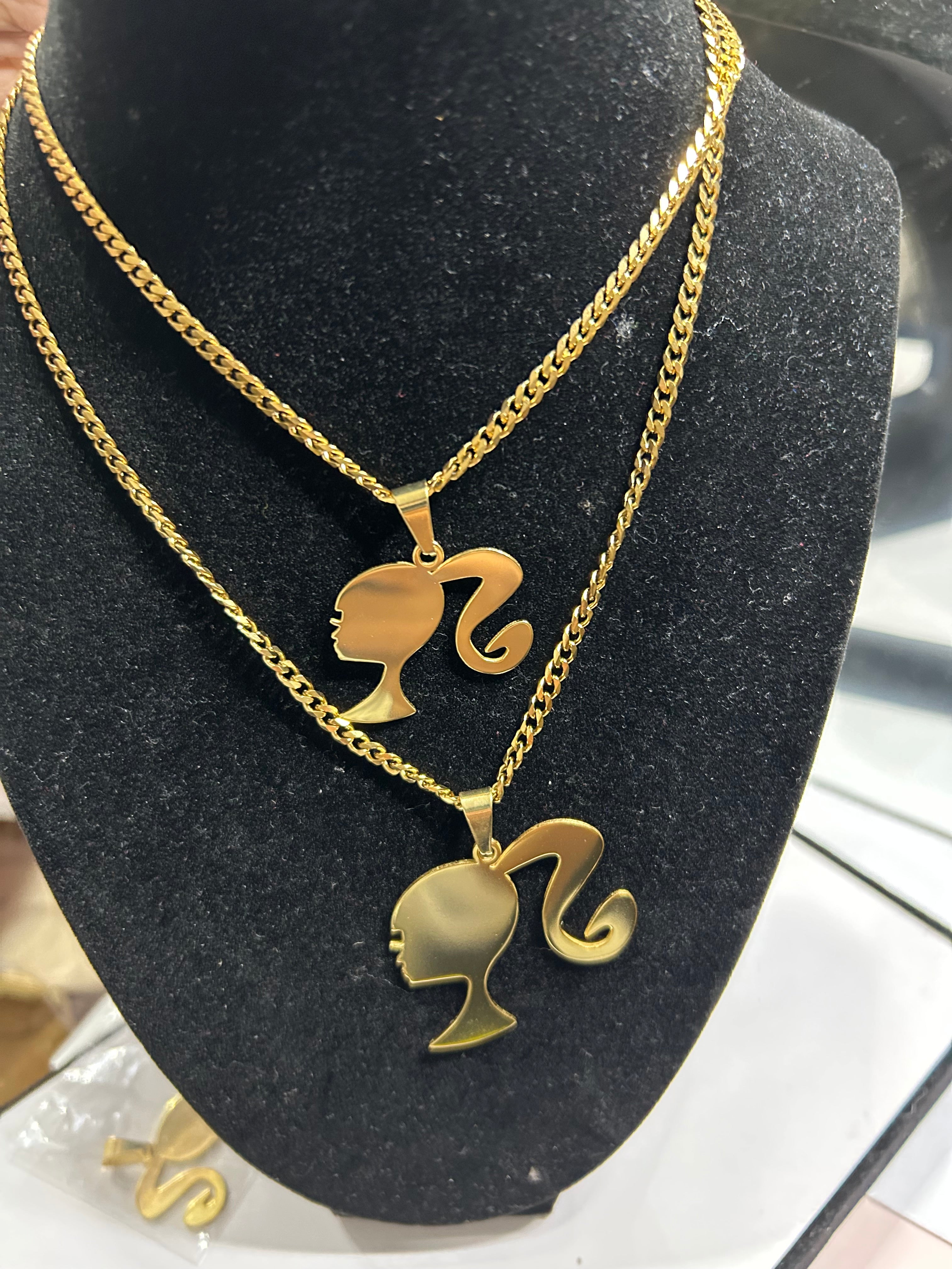 Barbie Pendant & Chain