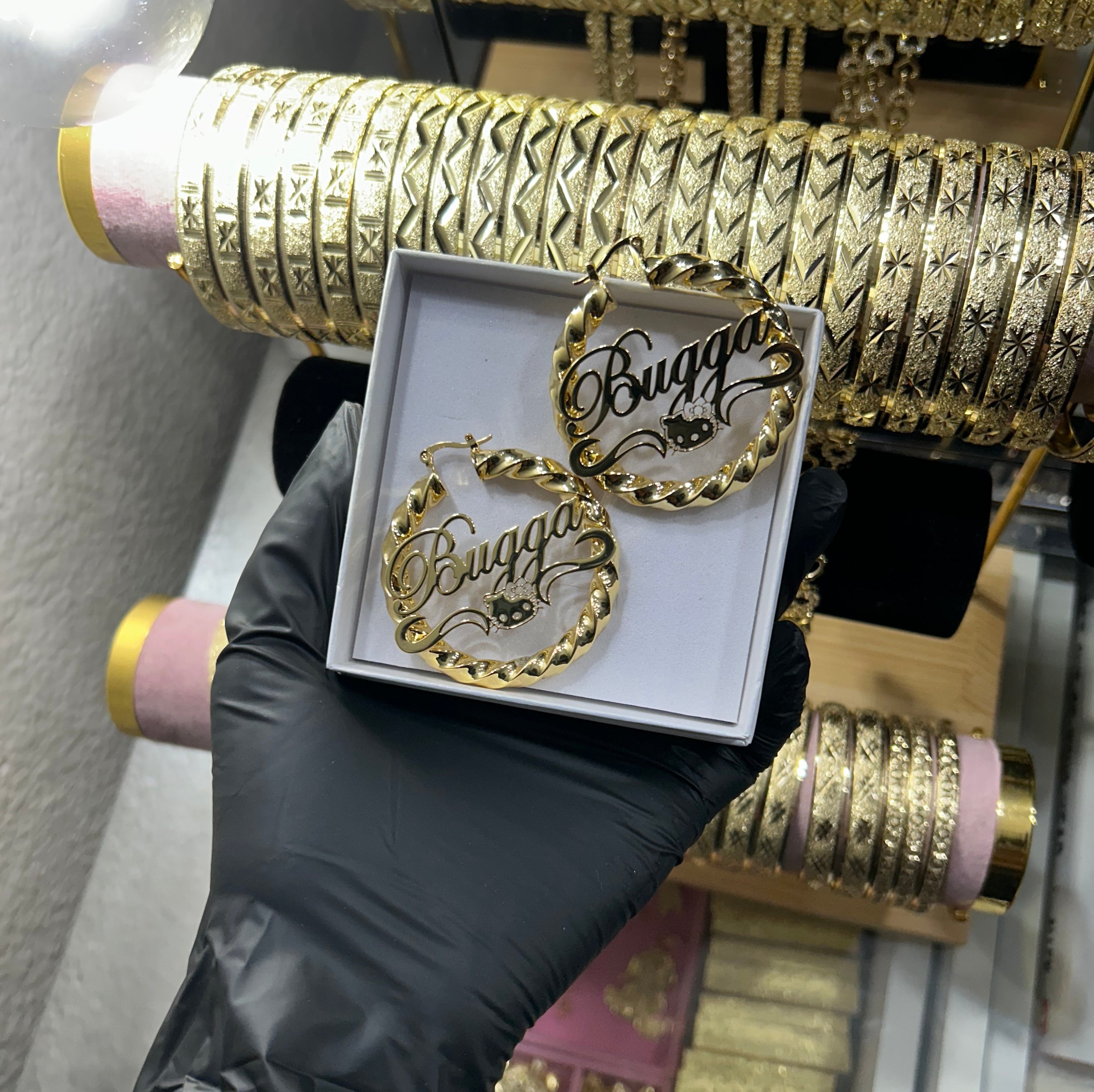 Custom name hoops