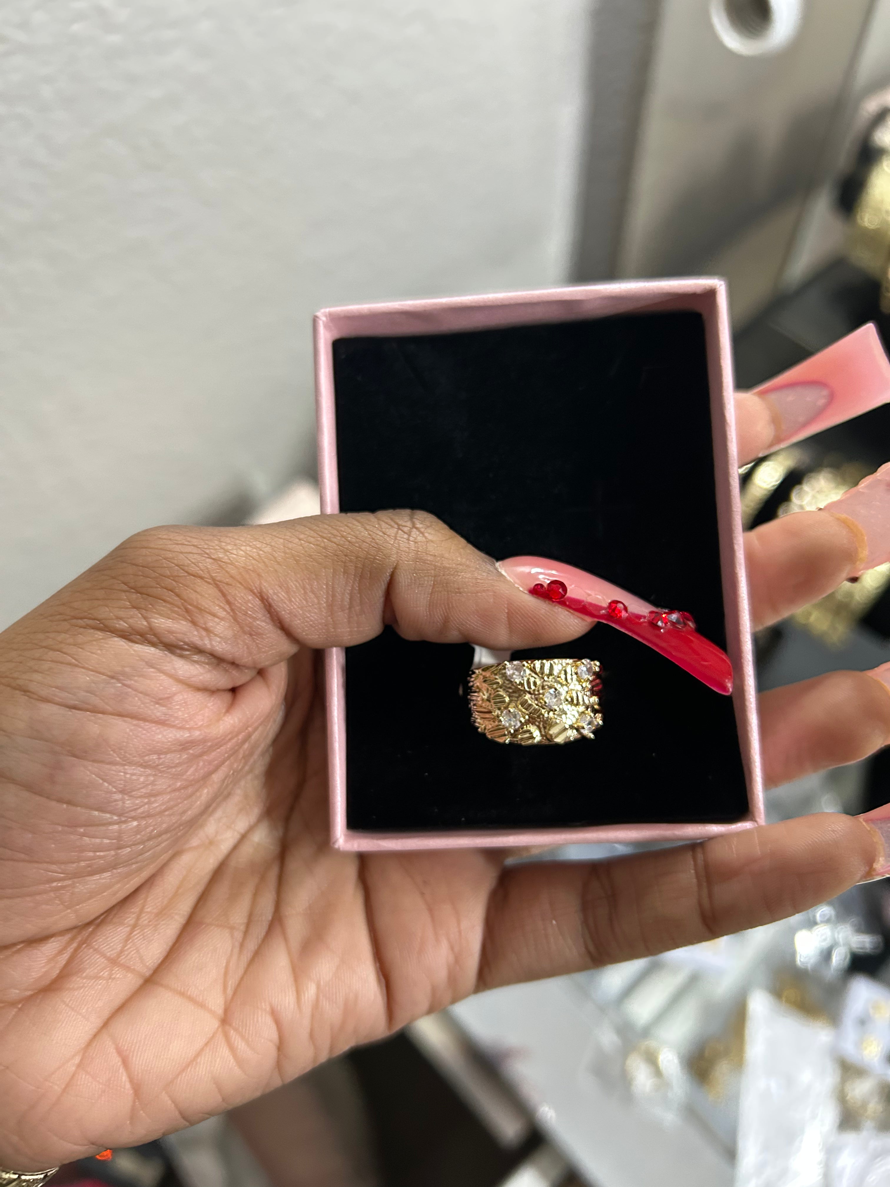 Nugget Cz ring