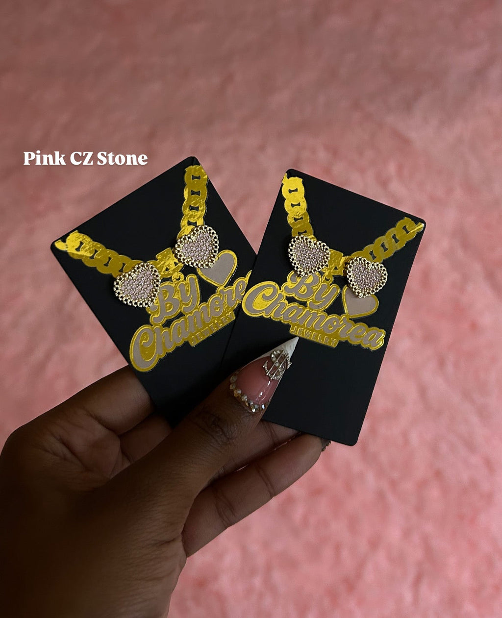 Icy Rolex Heart Studs