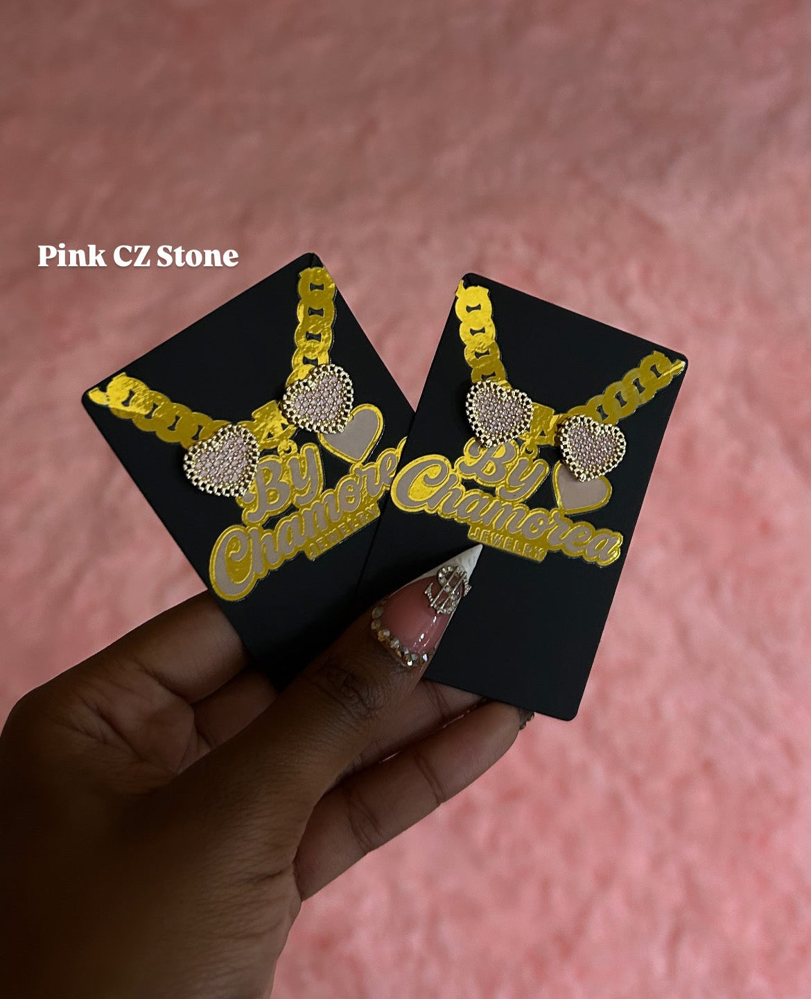 Icy Rolex Heart Studs