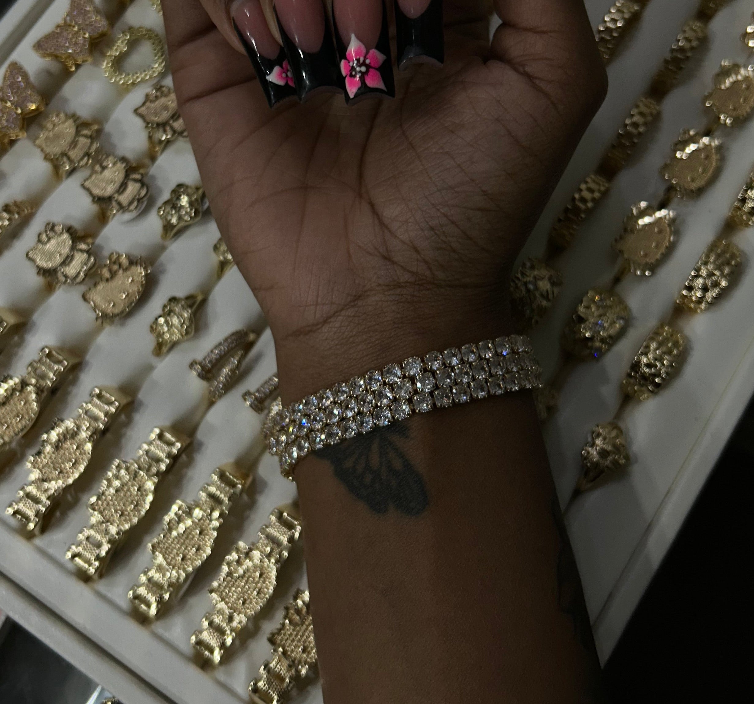 Gold Tennis Bracelet