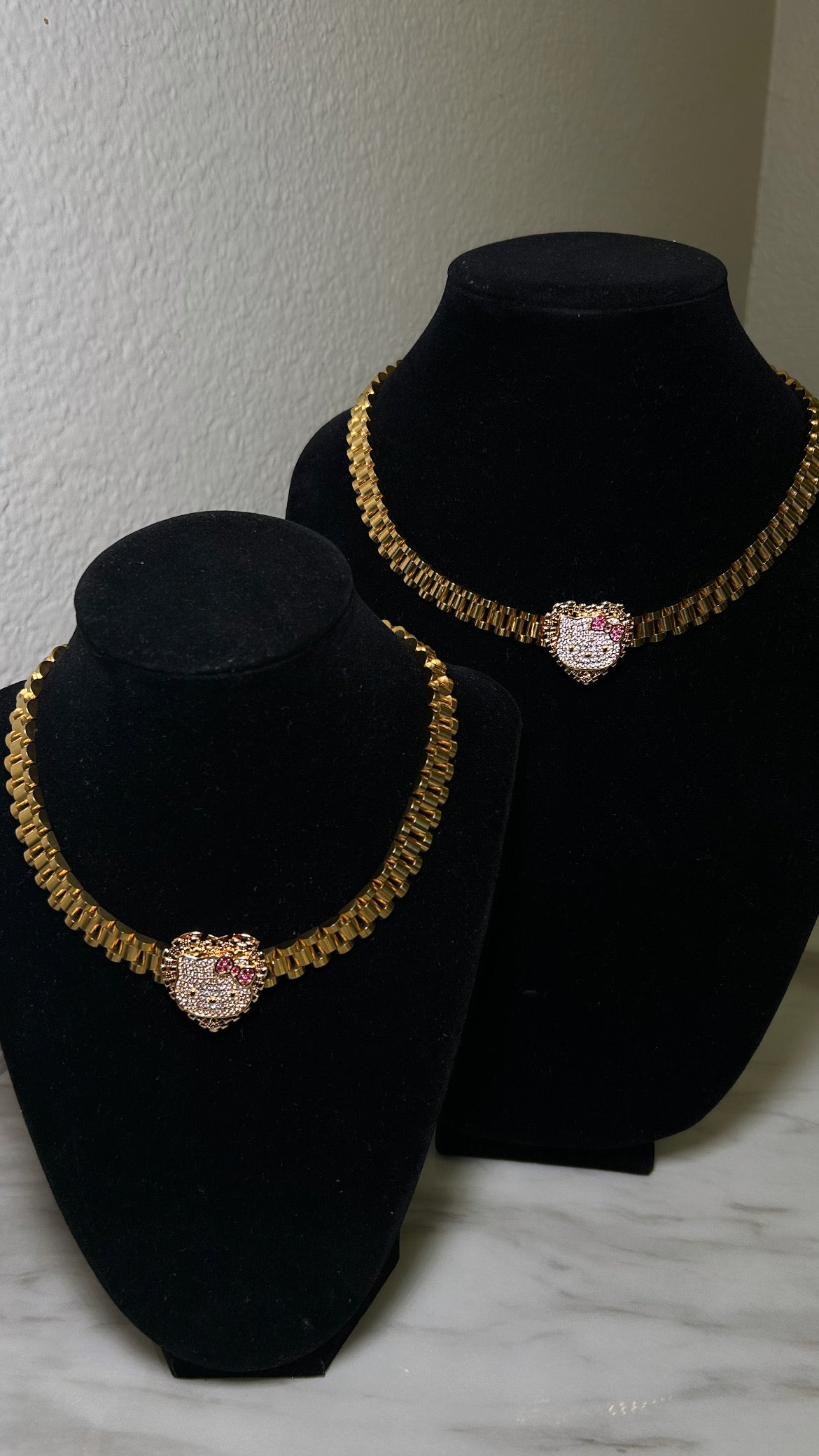 Blinged HK Slider Pendant