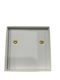 24K Gold Plated Heart Earrings
