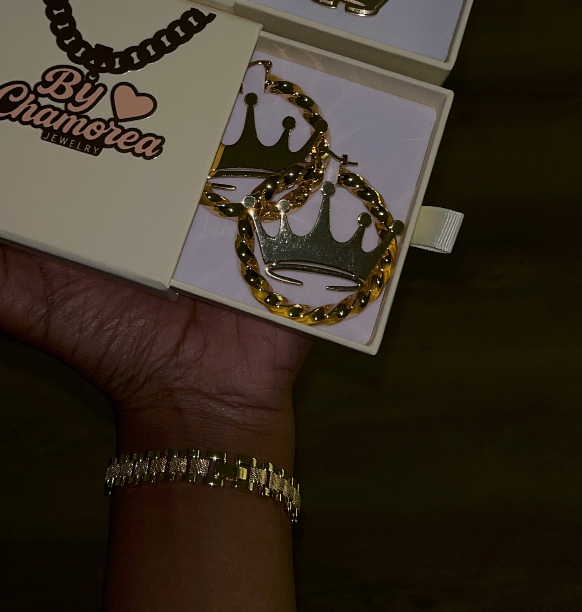 Crown Hoops