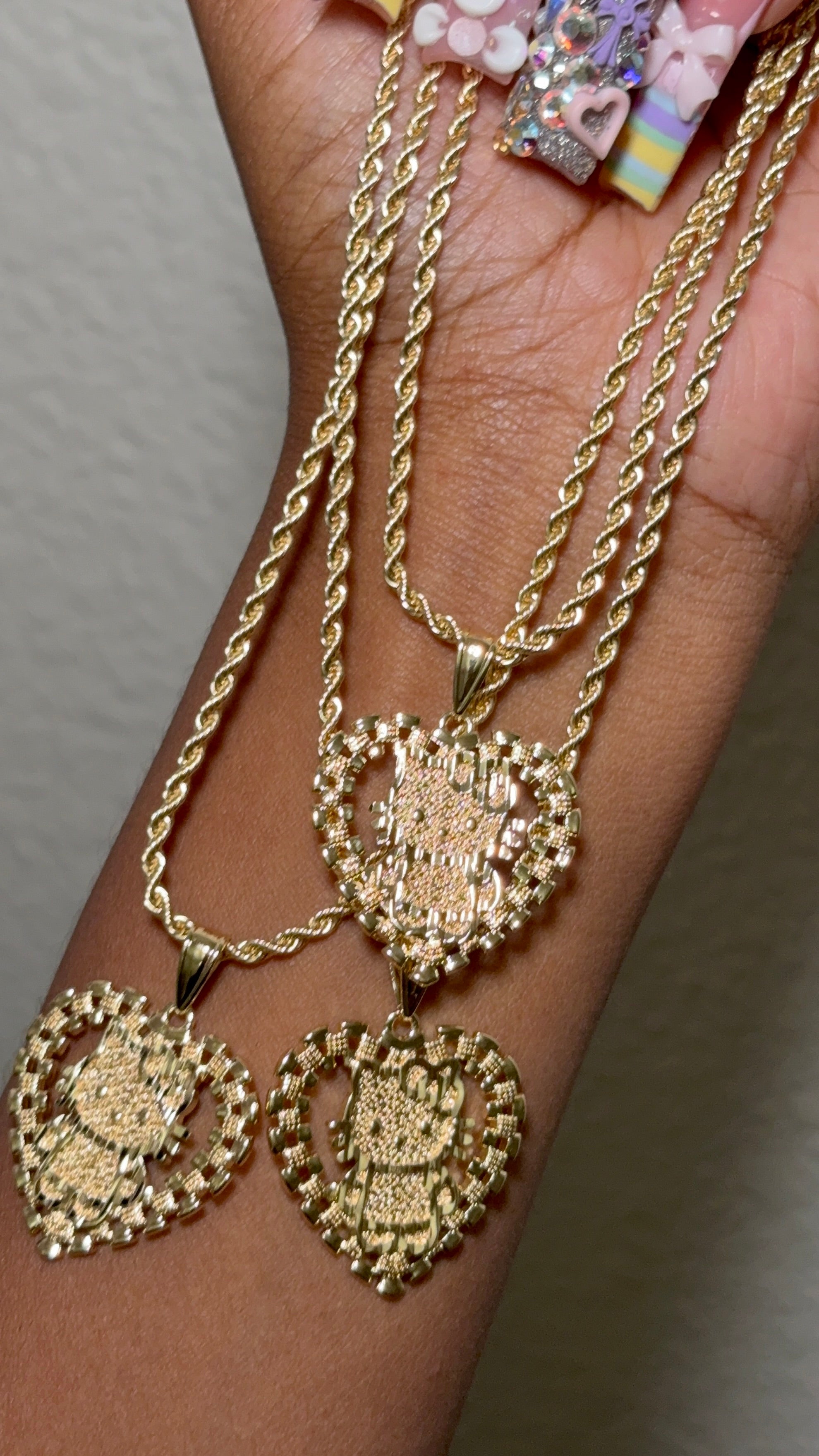 RX Heart Pendant & Chain