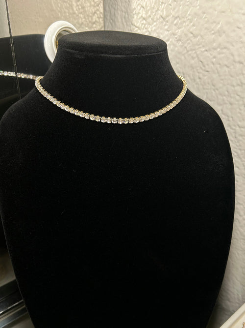 4MM CZ Tennis Necklace