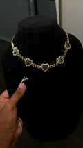 Barbie Rolex Heart Cuban Necklace