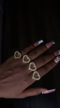 Rolex Heart CZ Ring