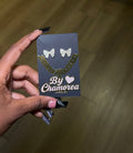 Cz Bow Stud Earrings