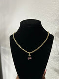 Cherry Grl pendant & chain