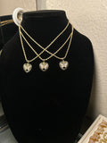 Butterfly Heart Rolex Pendant & Chain