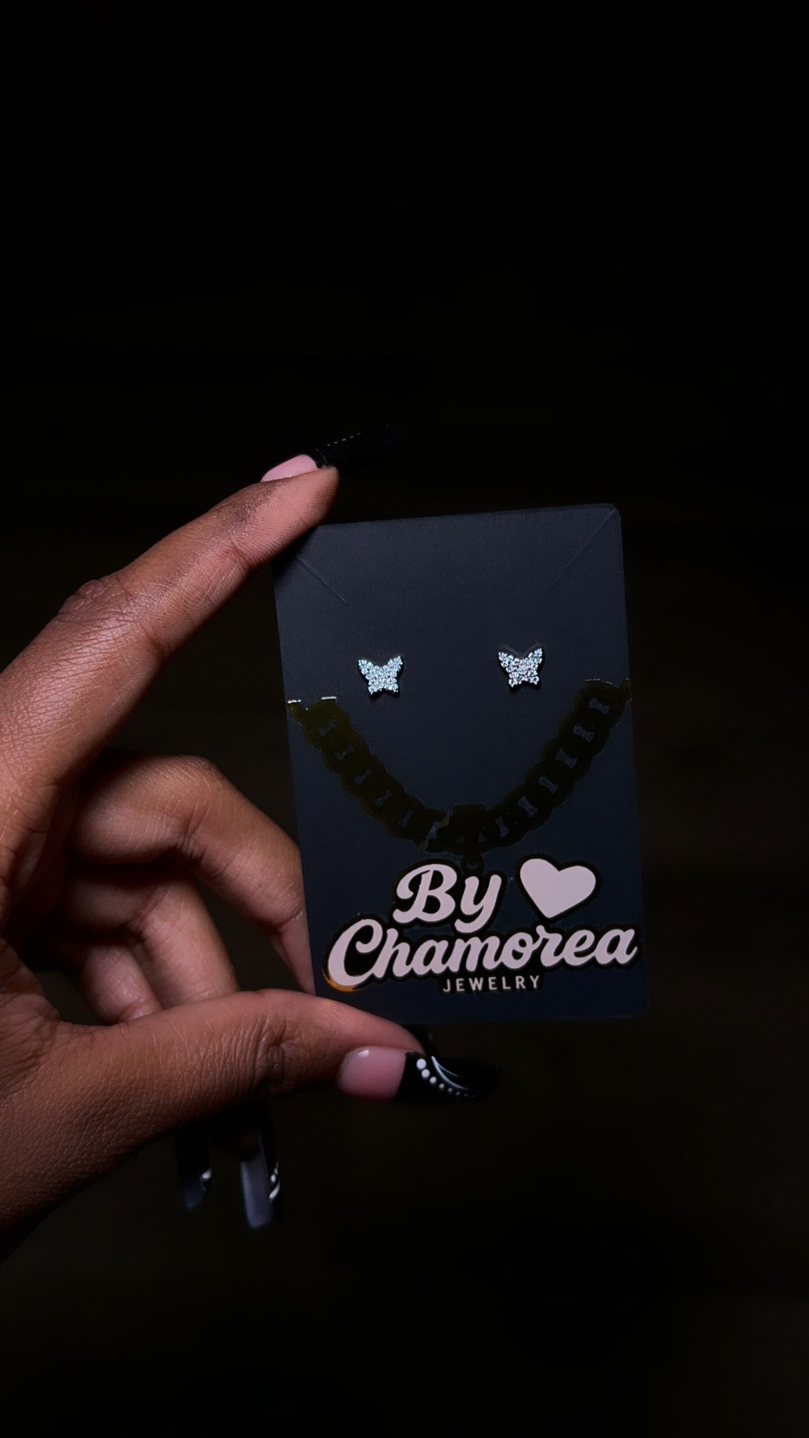 Dainty Butterfly Stud Earrings