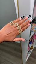 Double Rolex Heart Ring