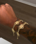 Kitty Rolex Heart Cuban Bracelet
