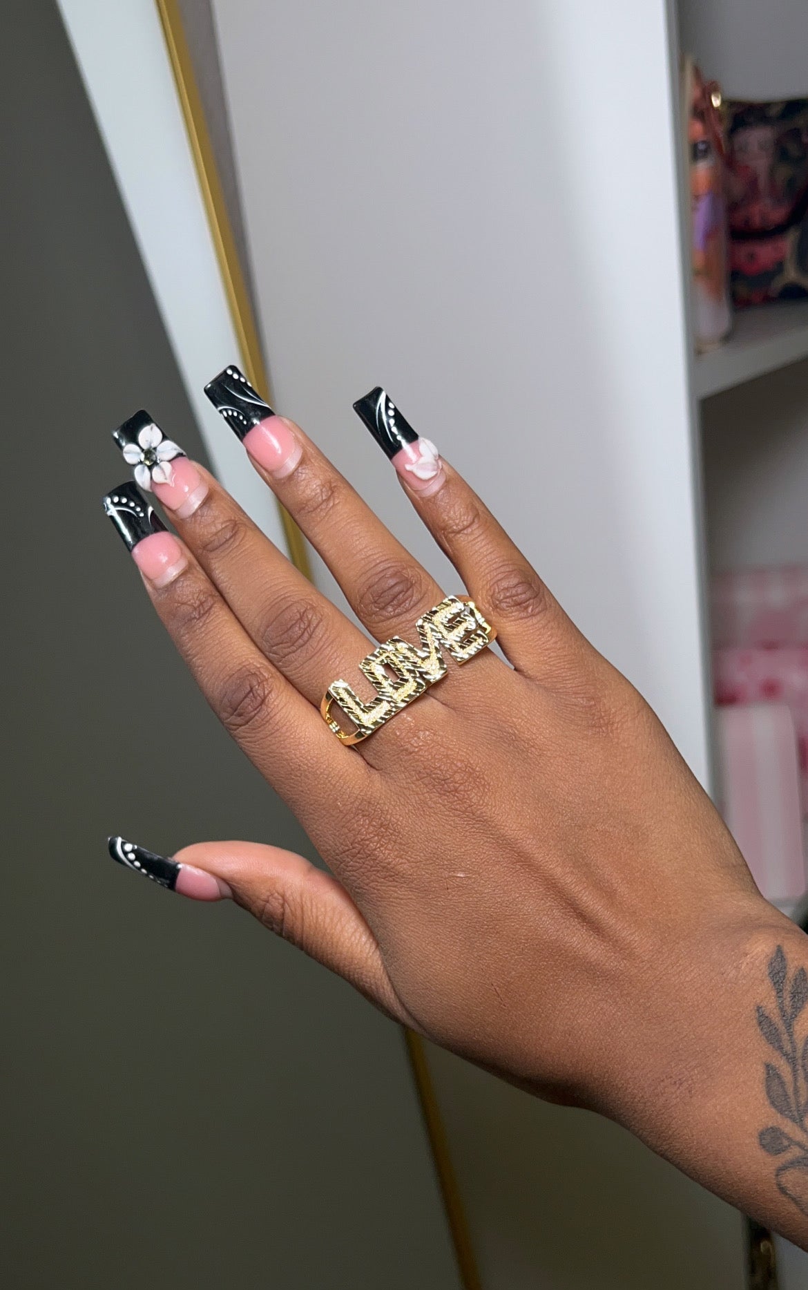 LOVE Double Finger Ring