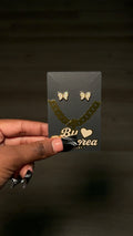 Butterfly CZ Earrings
