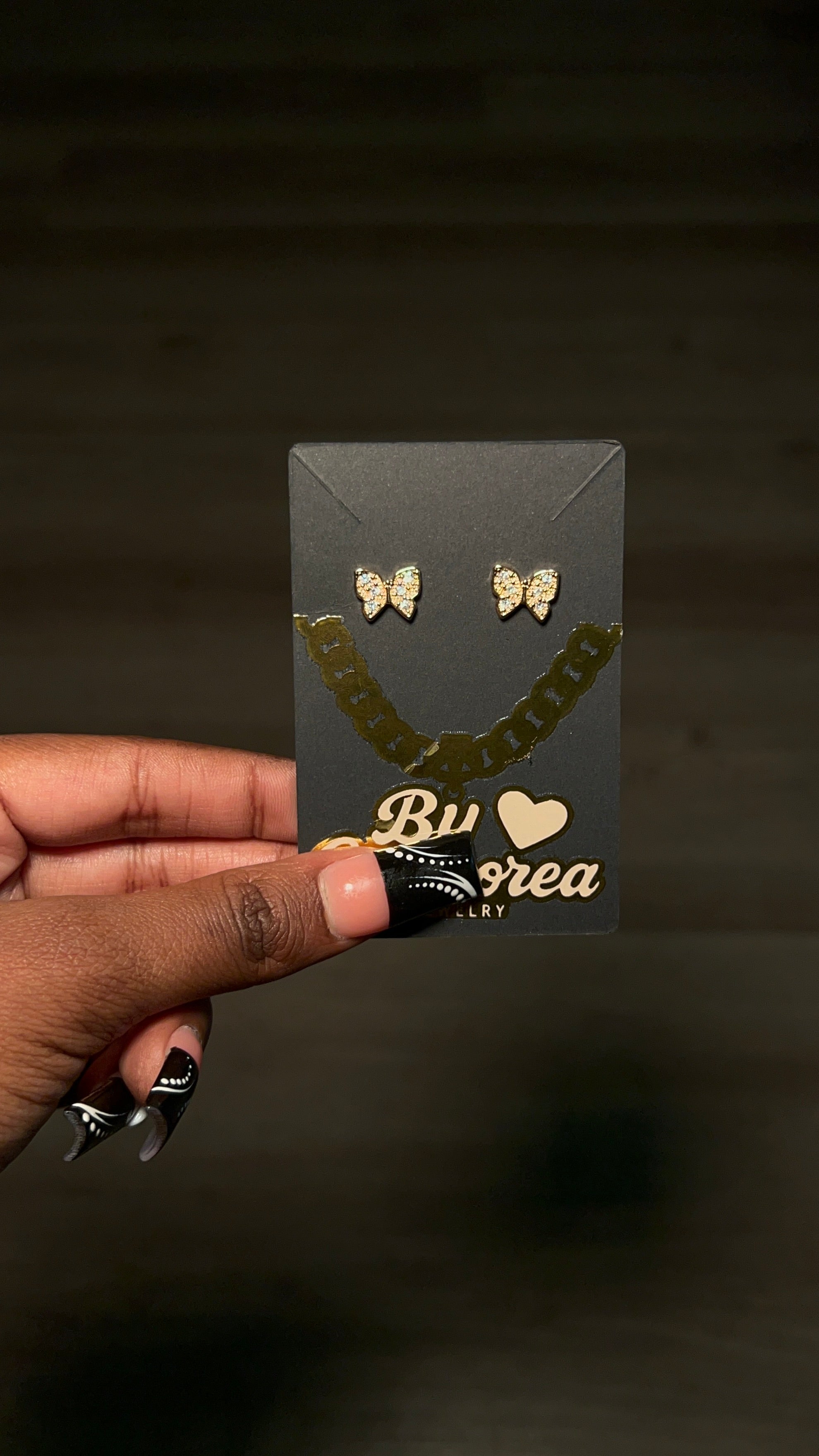 Butterfly CZ Earrings