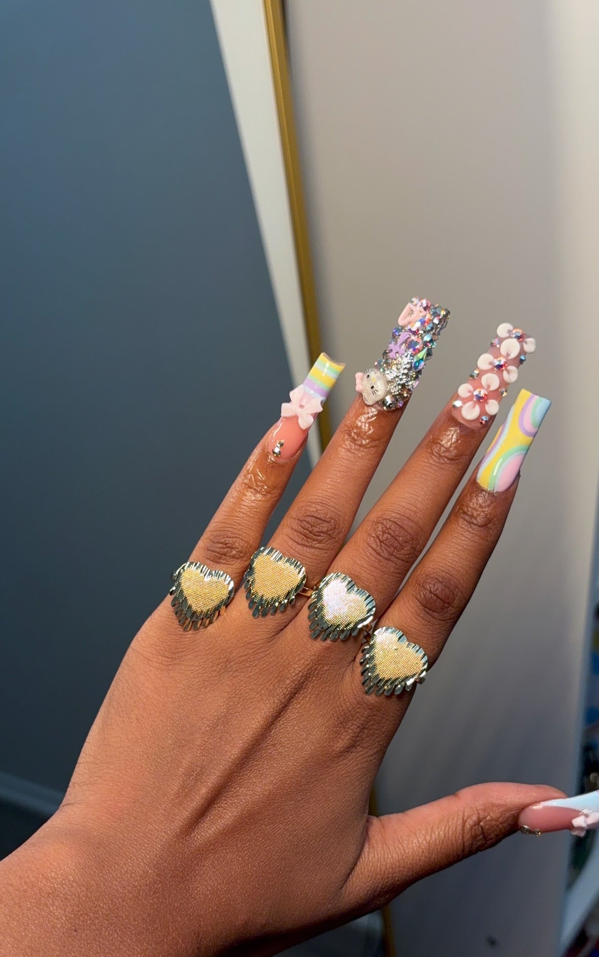 Dripping Heart Ring