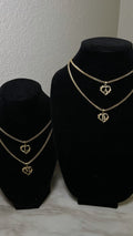 Floral Initial Chain & Pendant