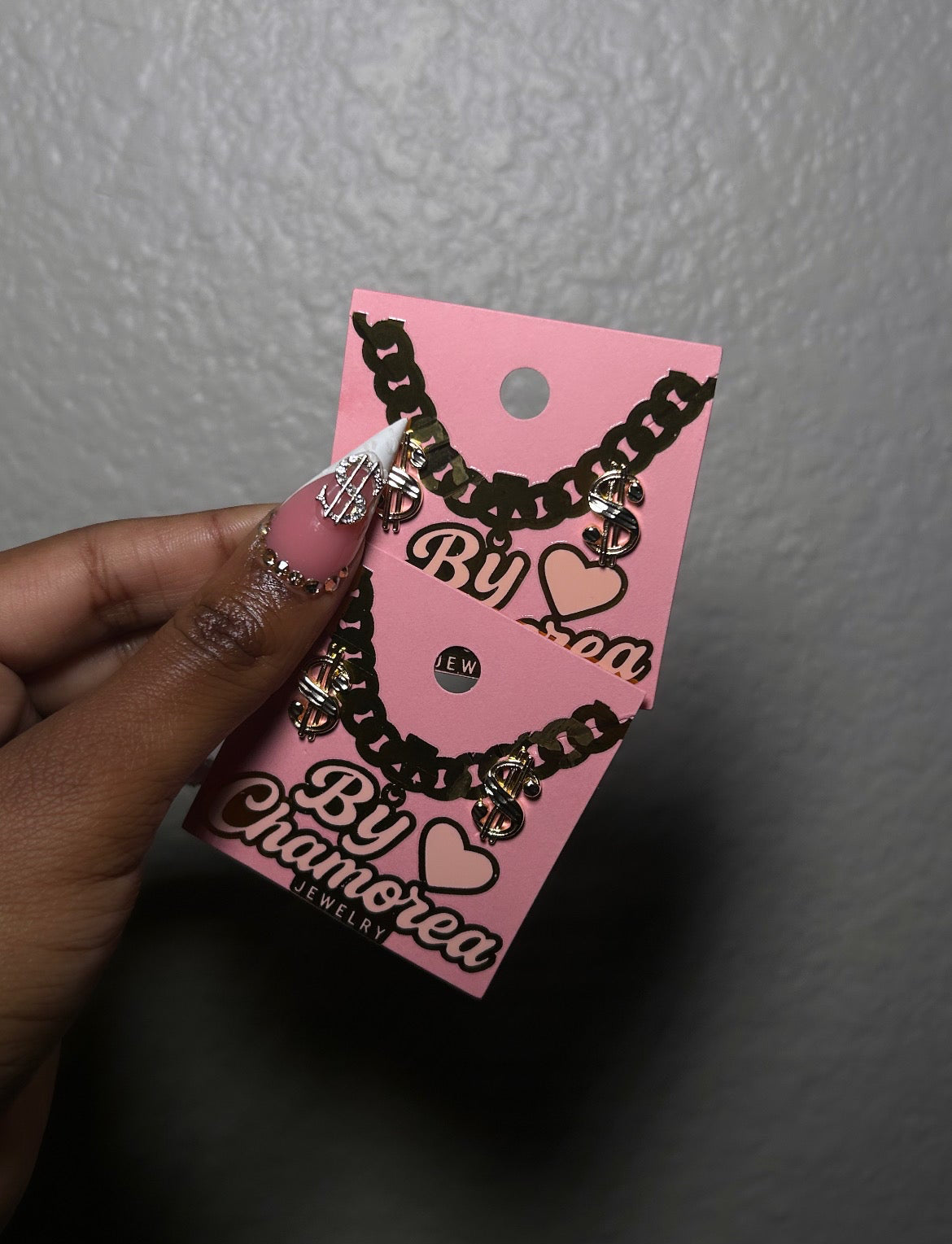 Money Sign Dainty Stud Earrings