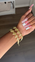 Chunky Heart Nugget Bracelet