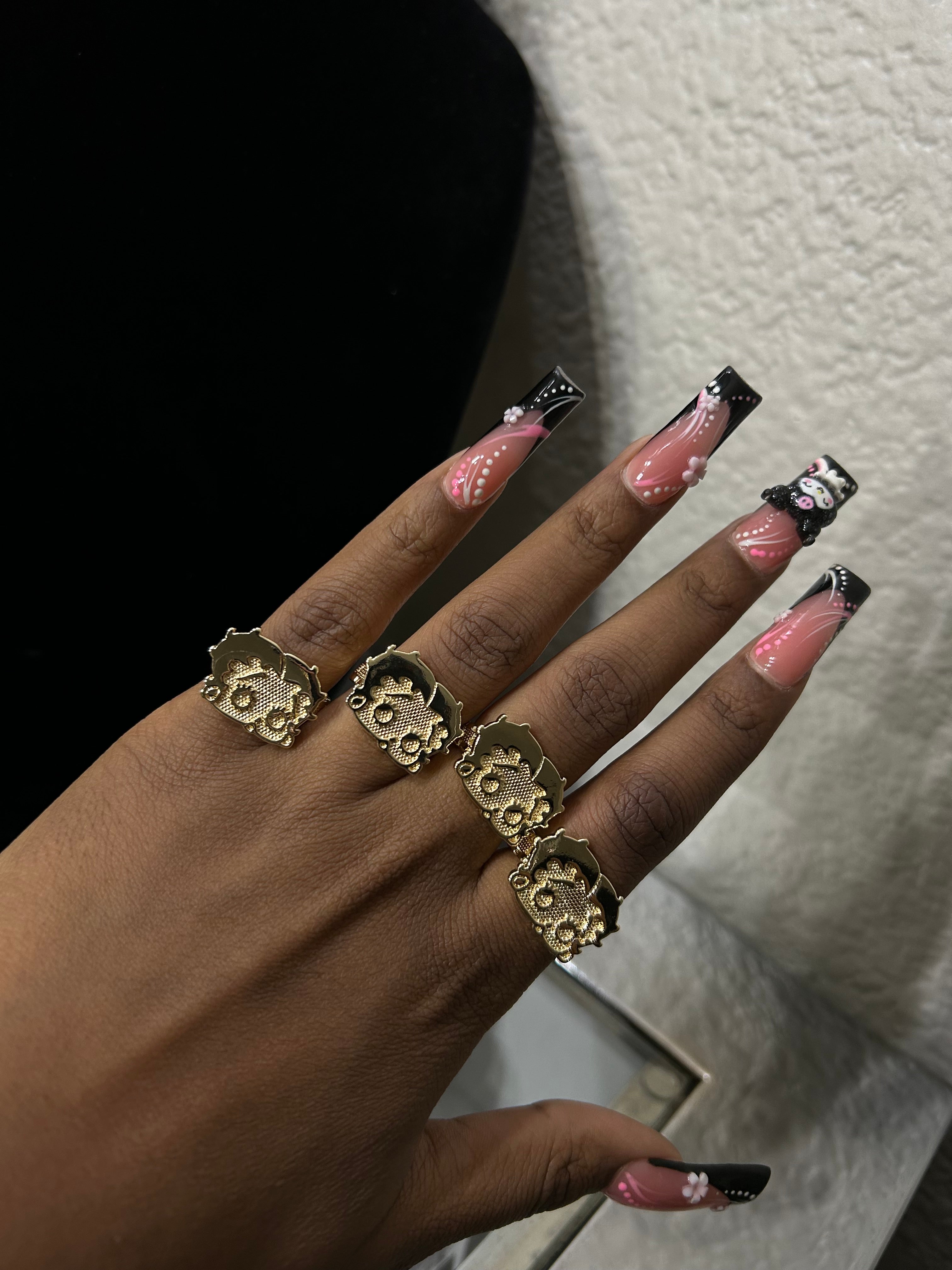 Betty Boop Ring With Rolex Band