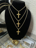 Nugget Cross With Chain