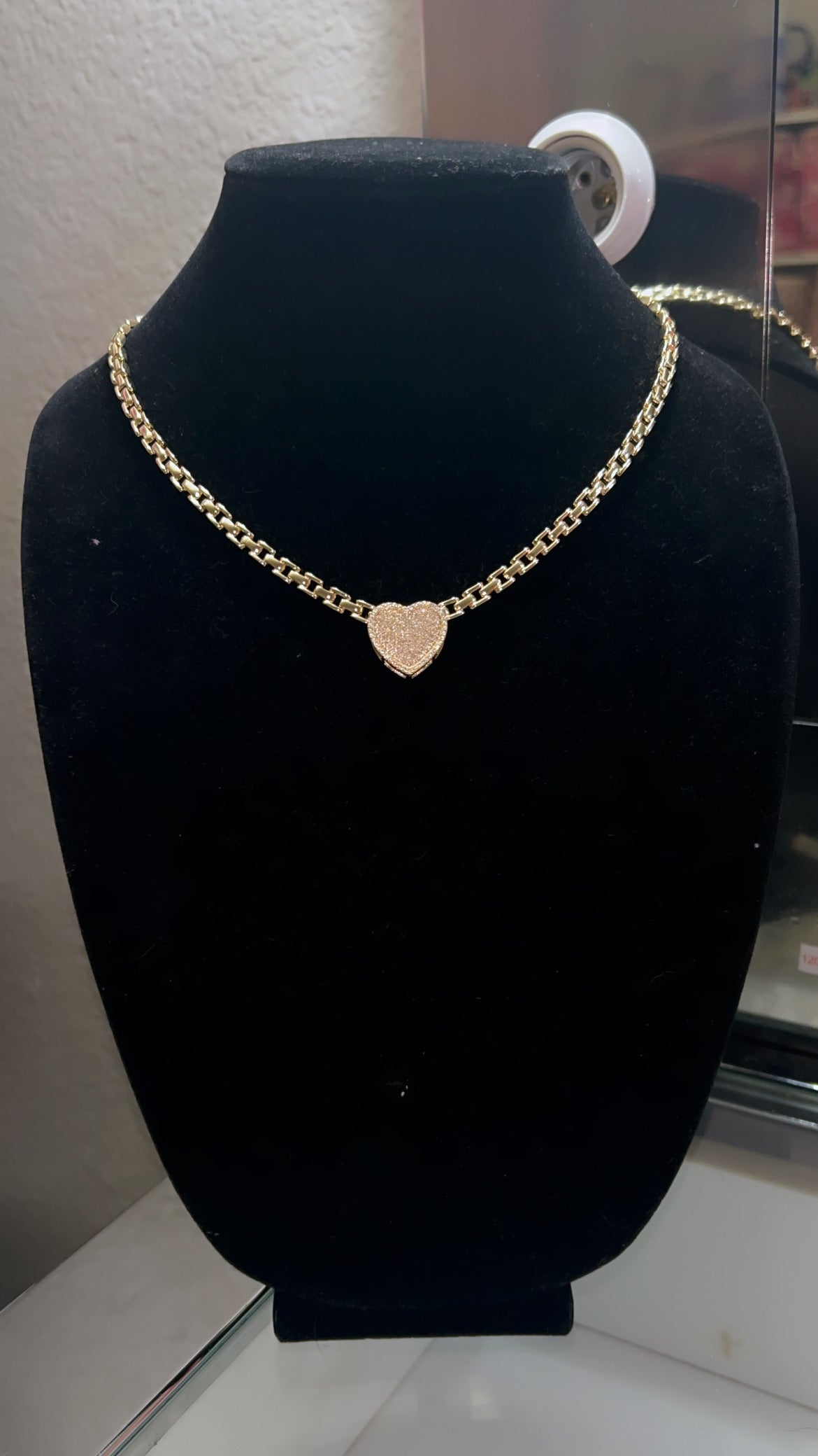 5MM ROLEX CHAIN & PINK CZ SLIDER PENDANT