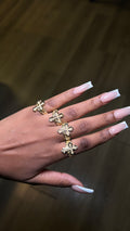Cross Nugget Ring