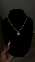 Nugget Mini Cat Pendant & Chain
