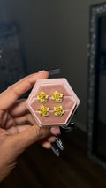 24K Flower Stud Earrings #4