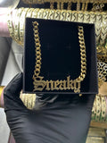 Cuban custom name chain