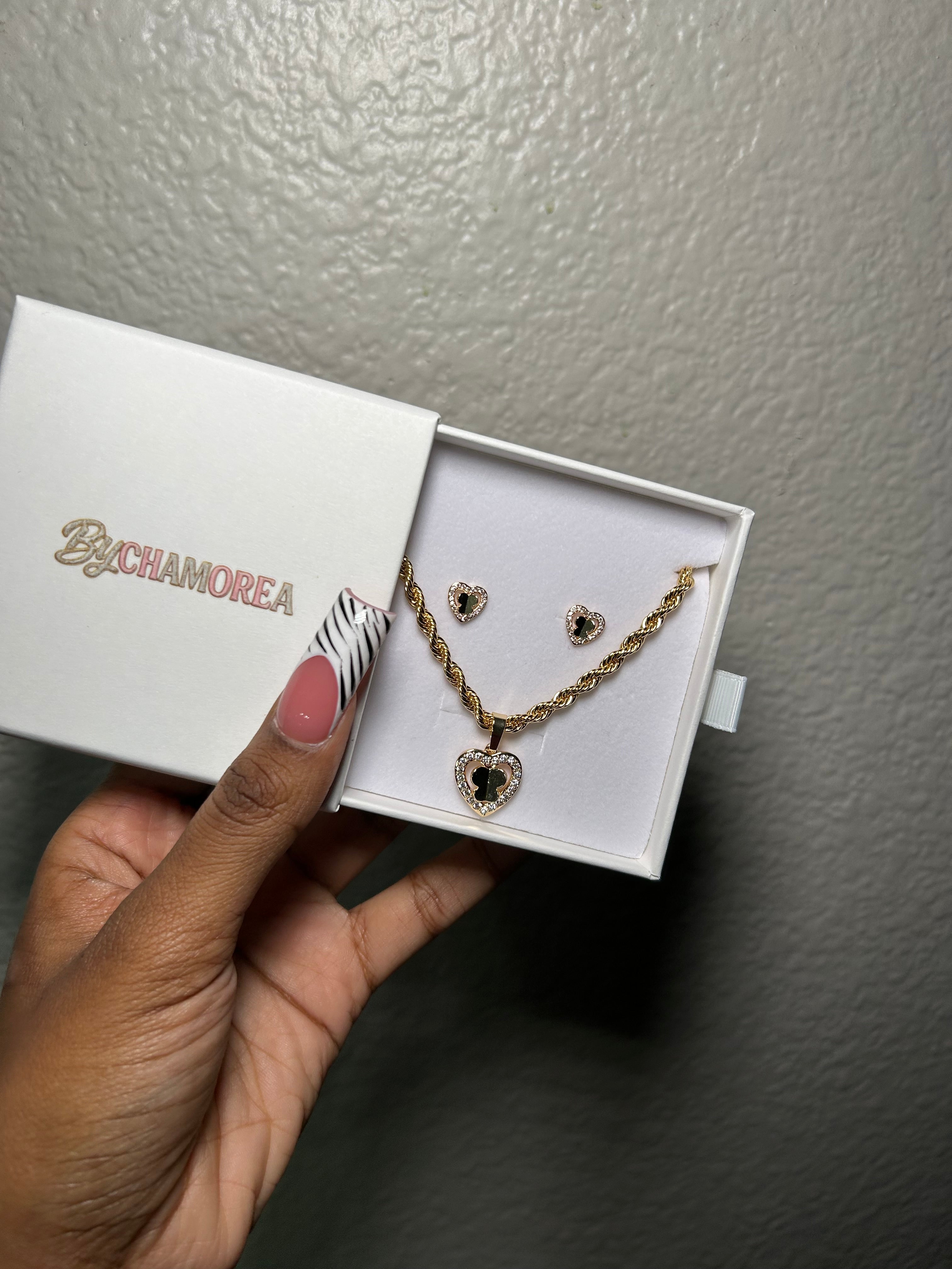 Butterfly heart full set