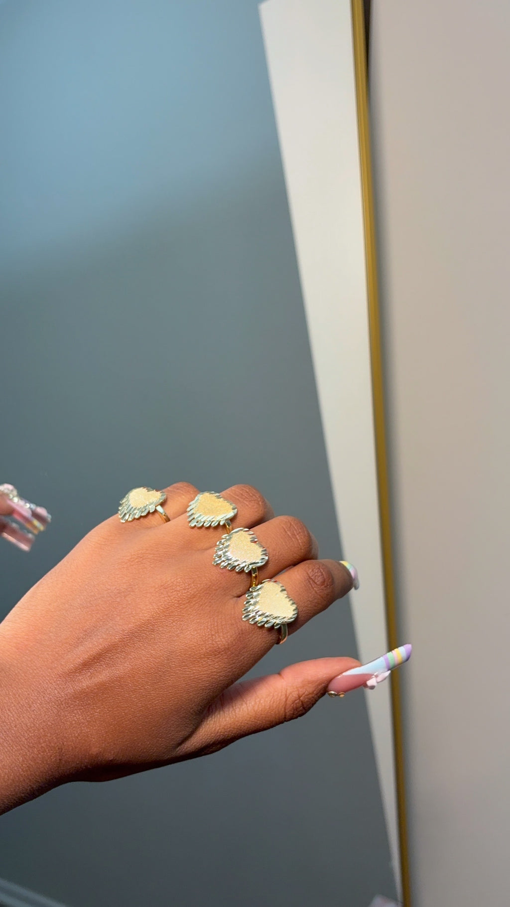 Dripping Heart Ring