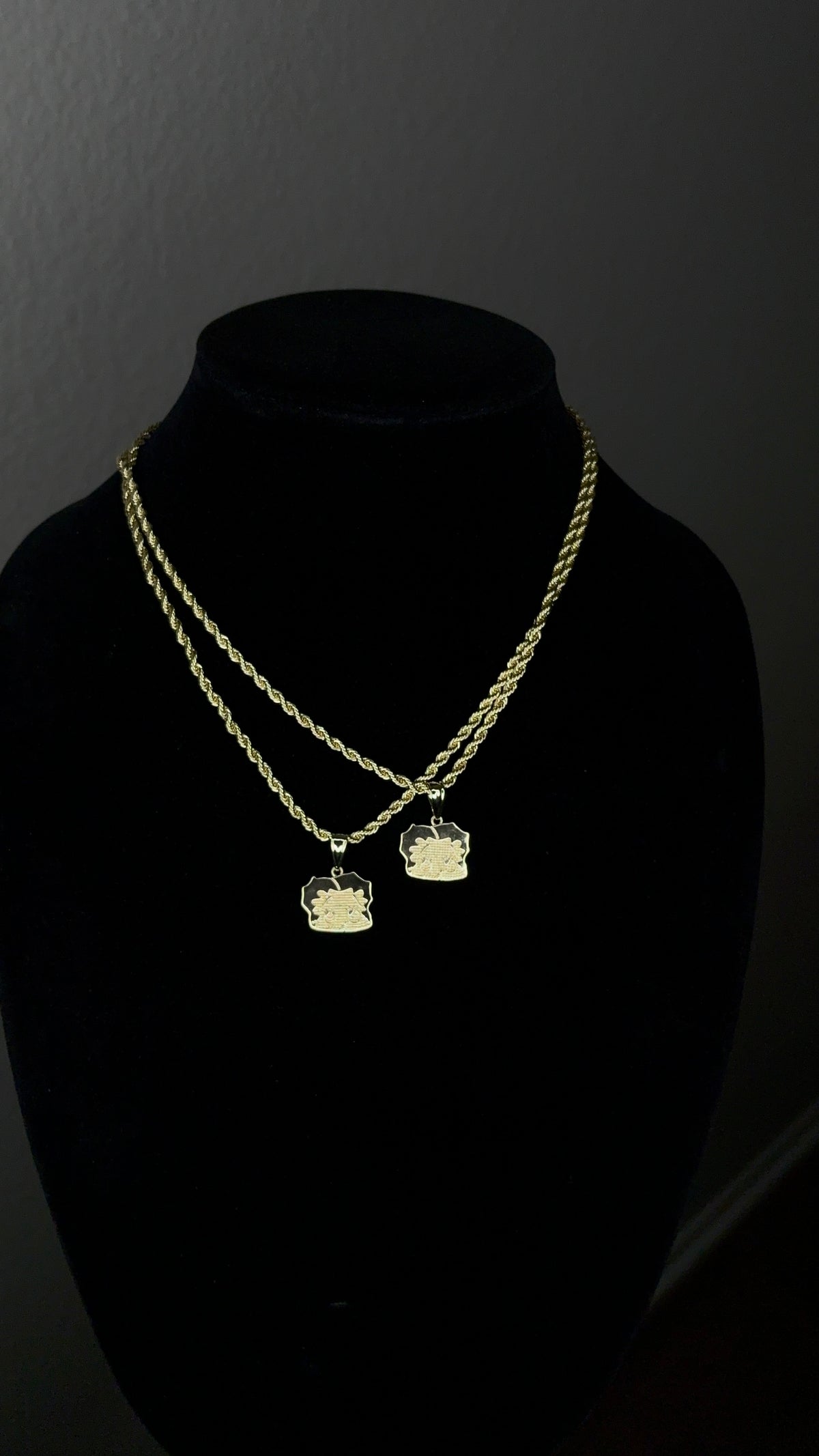 Mini BB Face Pendant & Chain