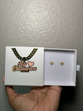 Heart Stud Earrings
