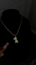 Palm Tree LA Pendant & Chain
