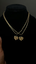 Betty Boop Money Heart Pendant & Chain