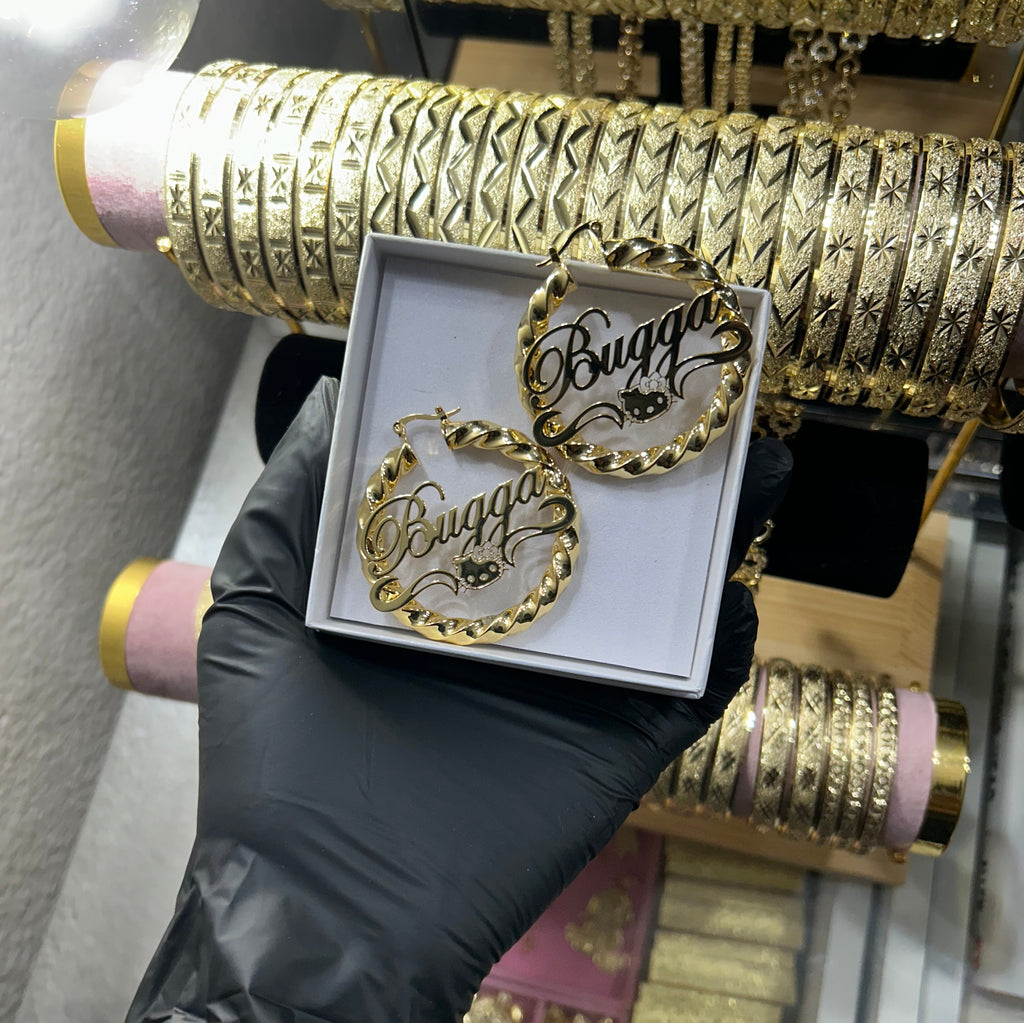 Custom name hoops
