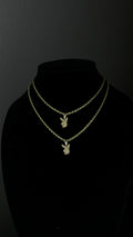 Mini Playboy Bunny Pendant & Chain