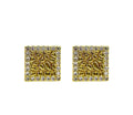 14K nugget earrings
