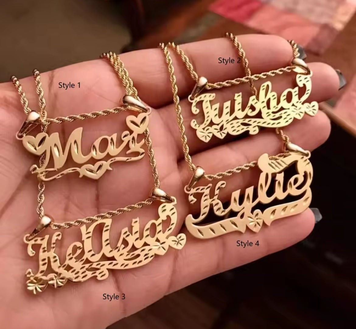 Gold Custom Nameplates