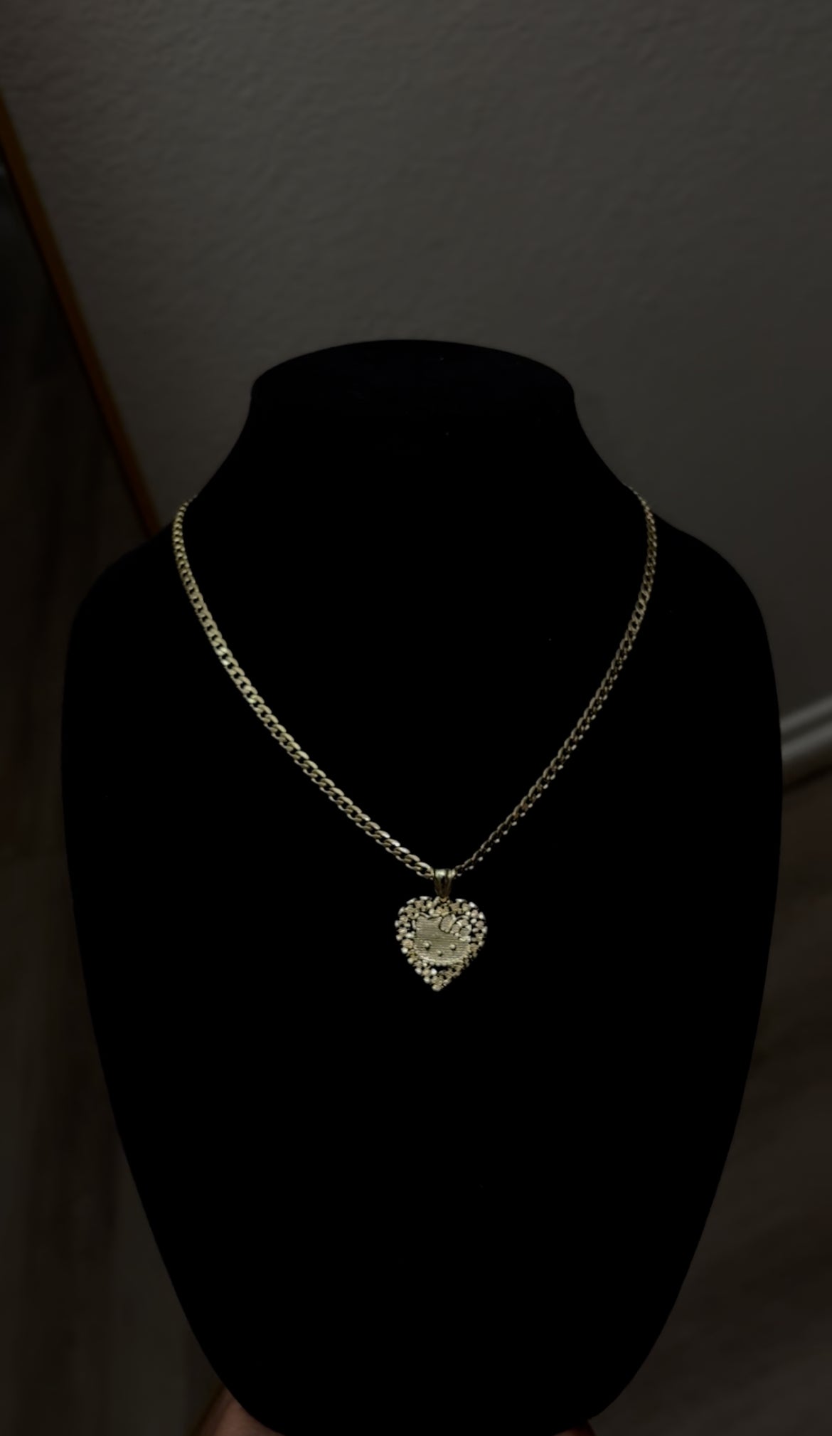 RX Heart Cat Pendant & Chain