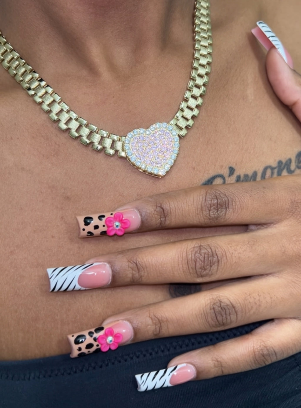 Rolex Chain With Heart Slider Pendant PRE-ORDER ❗️