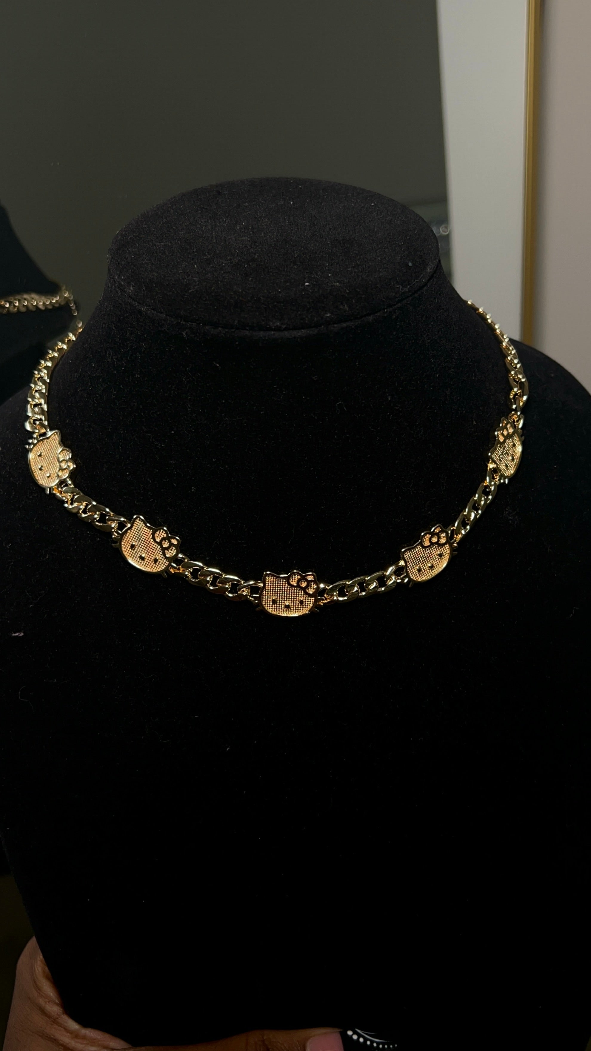 Kitty Cuban Necklace